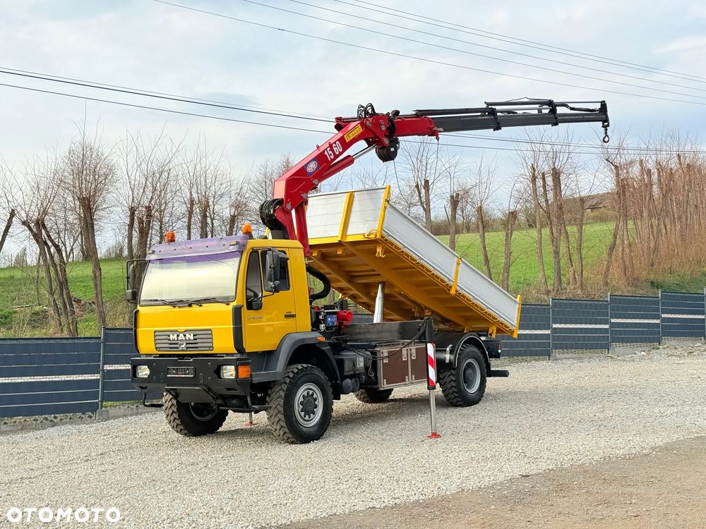 MAN * MAN LE 18.280 * HDS HMF 1560 * Kiper Wywrotka * 4x4 * Sprowadzony * Energetyka * - 17