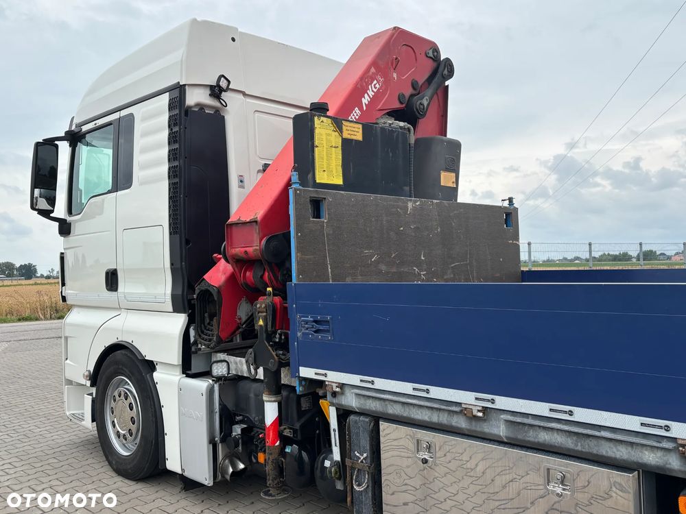 MAN TGX 26.480 6x2/4 z HDS z przodu na wieńcu HMF 3220 K5 , energetyka, konstrukcje dachowe , montażowy dźwig, budowlanka , kontenery (PALFINGER, HIAAB, EFFER, FASSI) cały na poduszkach - 12