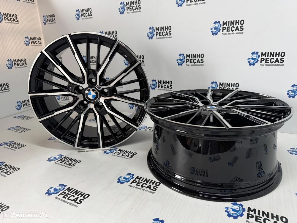 Jantes look BMW Style 552M 18 (5x112) preto e polido - 5