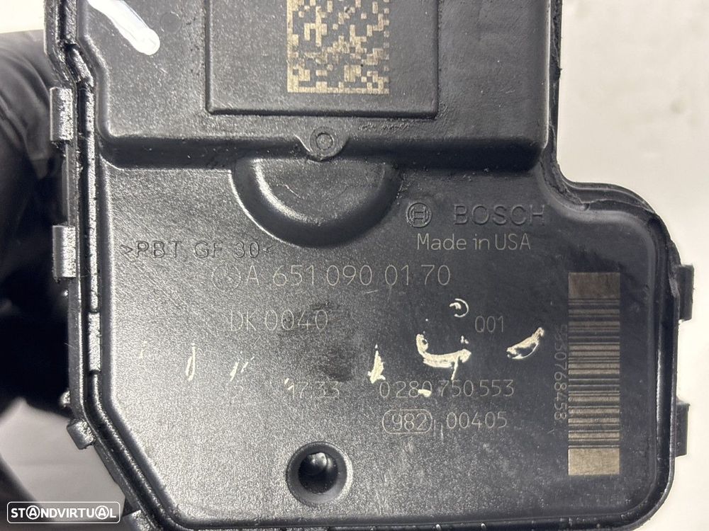 Borboleta de aceleração MERCEDES-BENZ C-CLASS (W204) REF. A6510900170 MOTOR OM65... - 4