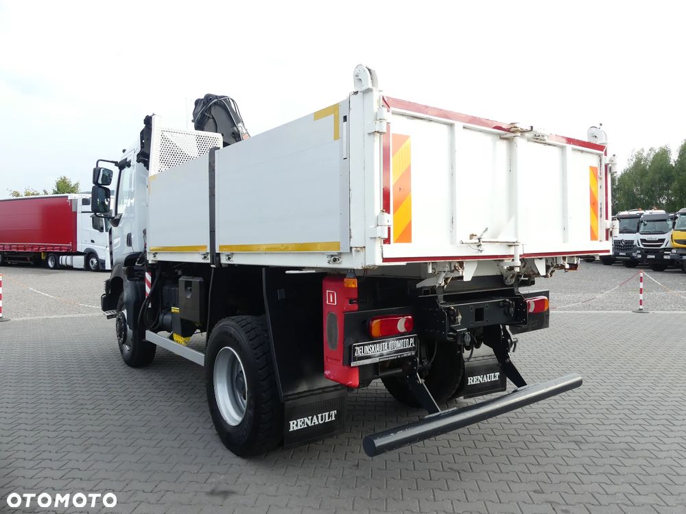Renault MIDLUM 180  4x4 / WYWROTKA + HDS HIAB SKŁADANY W Z / - 8