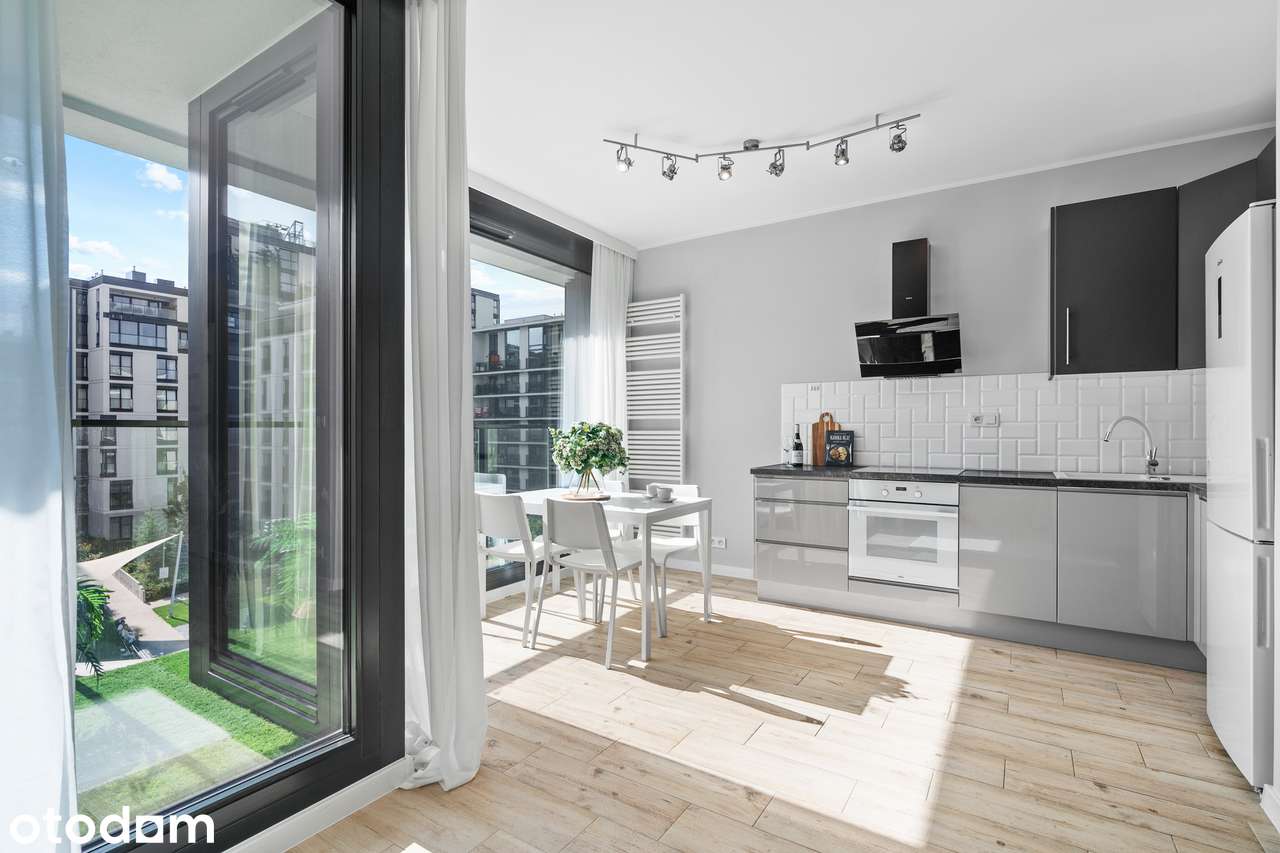 Nowe 2 pokoje z pięknym widokiem na patio | garaż | sPlace Park