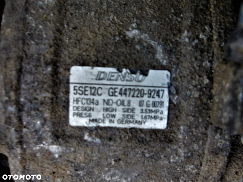 KOMPRESOR SPRĘŻARKA KLIMATYZACJI TOYOTA 447220-9247 - 2