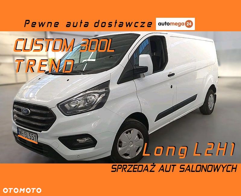 Ford CUSTOM VAN L2H1 300L LONG MAXI Wzmocniony Hak 2,8t. Mocny silnik 2.0 130KM EURO6 FVAT23 HOMOLOGACJA VAT-1 - 1