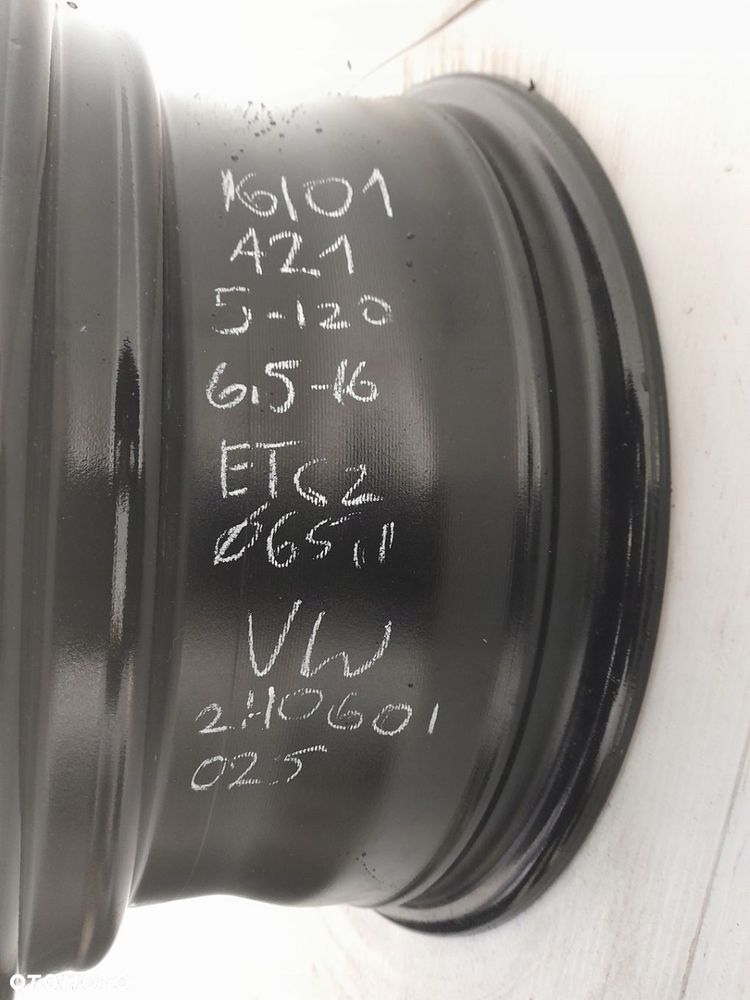 Felgi aluminiowe Volkswagen OE 2H0601025 6.5" x 16" 5x120 ET62 - 6