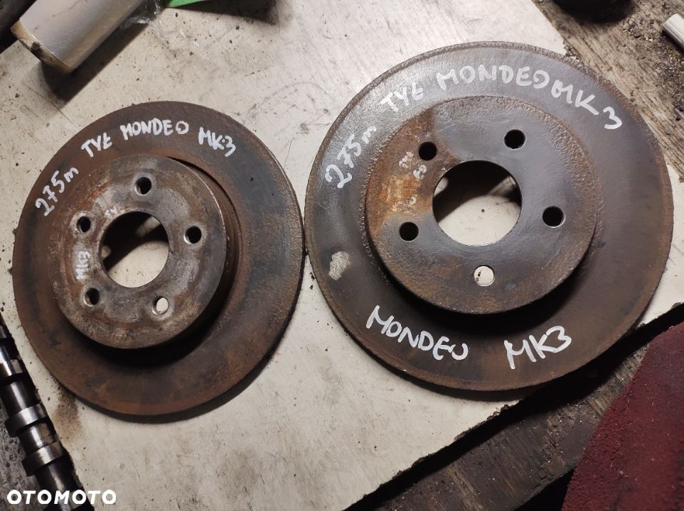 FORD mondeo MK3  tarcza hamulcowa 275mm  tyl 280mm - 1