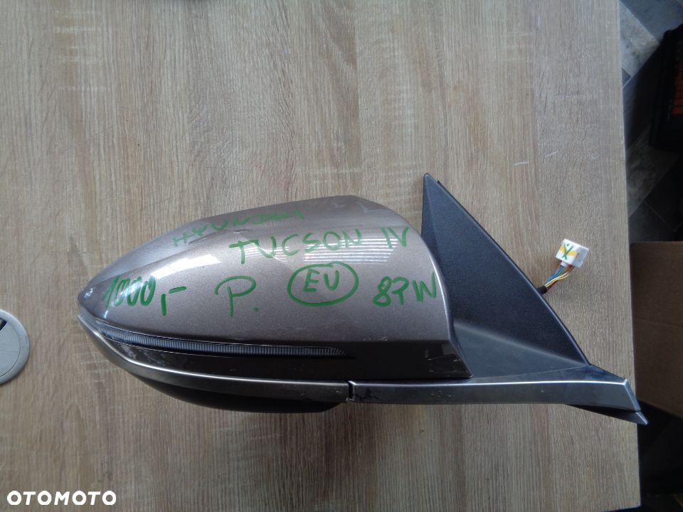 HYUNDAI TUCSON IV LUSTERKO ZEWNĘTRZNE PRAWE EUROPA 8 PIN