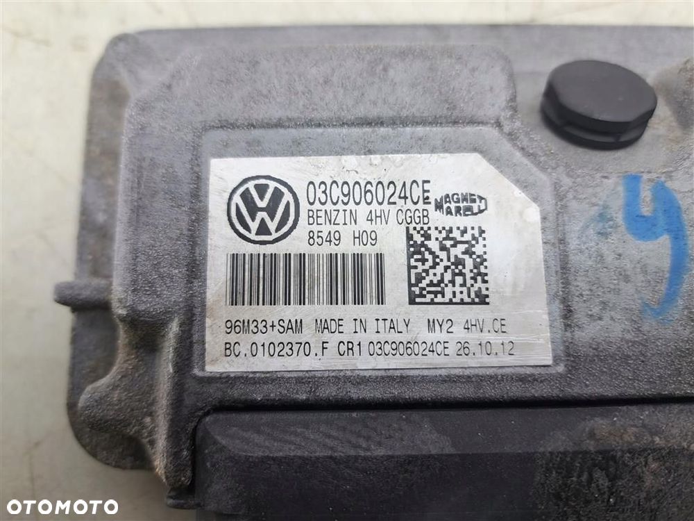 Komputer sterownik silnika SKODA FABIA II 1.4B 85KM 07–2014 MAGNETI MARELLI - 2