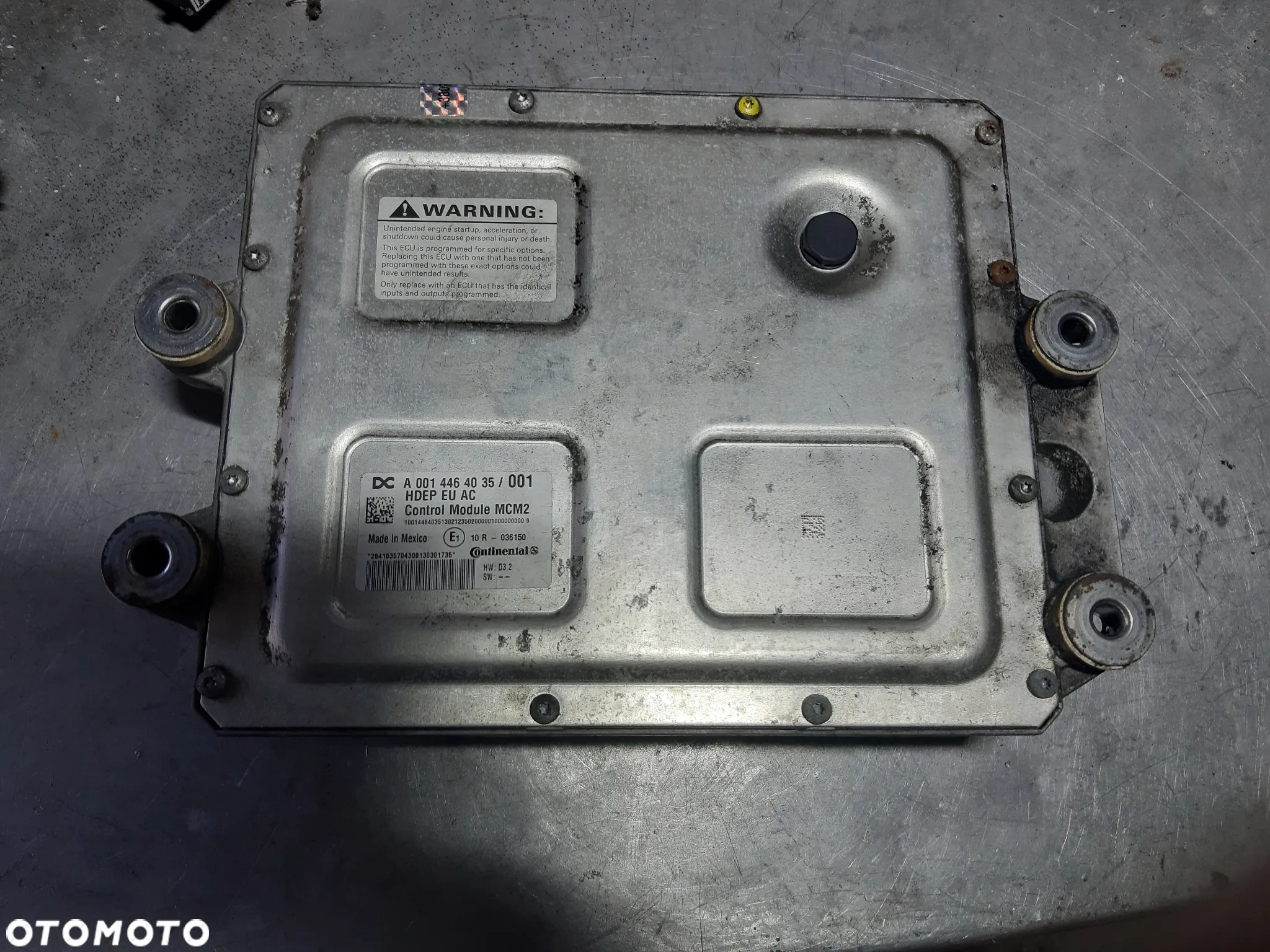 STEROWNIK SILNIKA mercedes MCM2  demontaż - 2