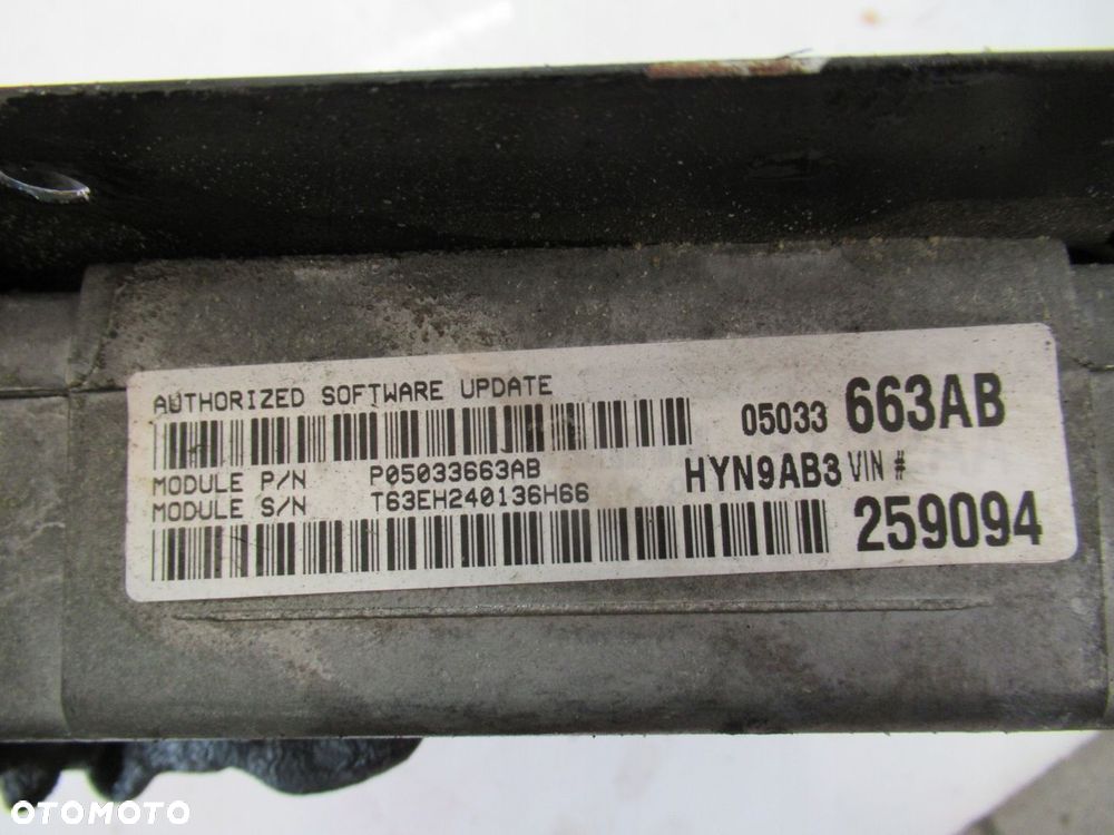 CHRYSLER PT CRUISER 2.0 16V KOMPUTER STEROWNIK SILNIKA 05033663AB - 4