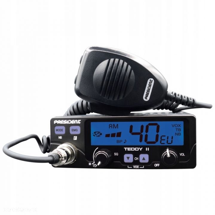 PRESIDENT TEDDY II ASC AM/FM VOX RADIO CB 7 KOLOR - 3