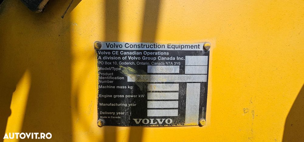 Volvo G930 Greder 6X4 scarificator - 6