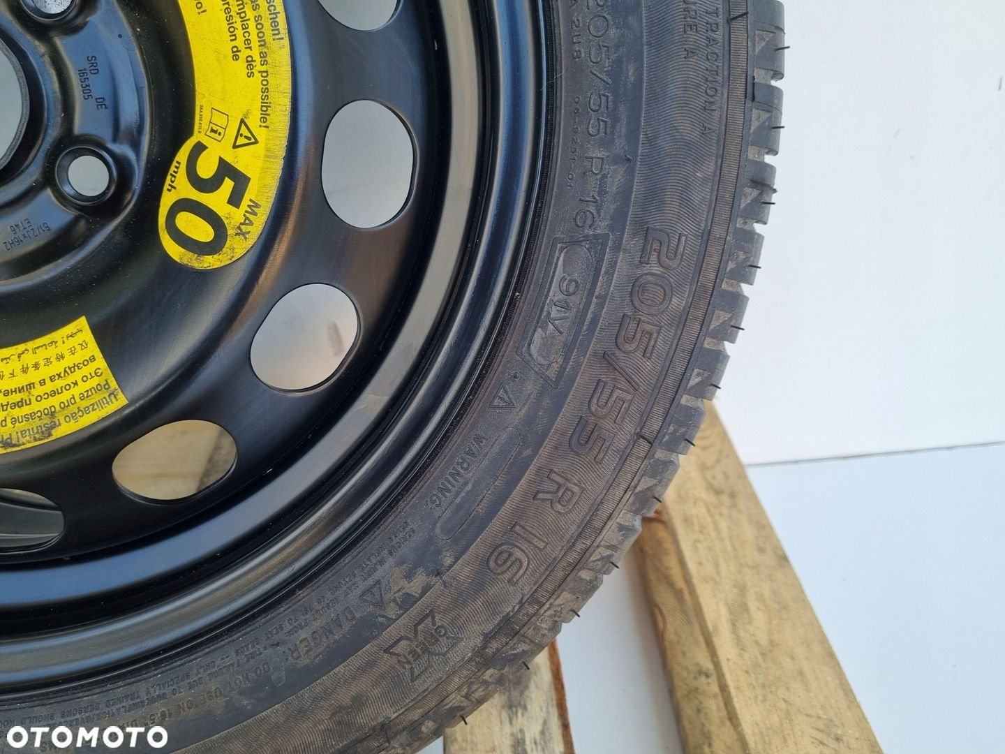 VW Golf VII Octavia KOŁO ZAPASOWE Zapas felga 205/55 R16 5x112 5Q0601027AK - 5