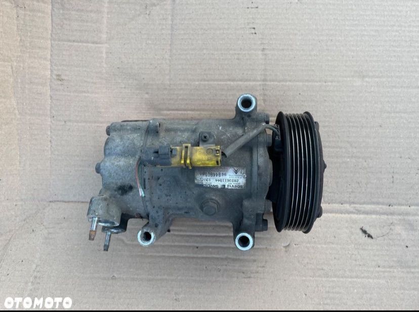 9684480180 sprężarka kompresor klimatyzacji peugeot 206 plus 207 citroen - 1