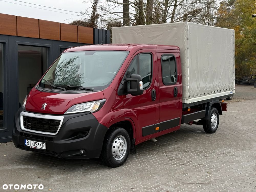 Peugeot Boxer 2.2 HDI 120KM / 95.880KM 2020R / Doka Brygadówka Podwójna Kabina 7-osobowa / Bezwypadkowa - 16