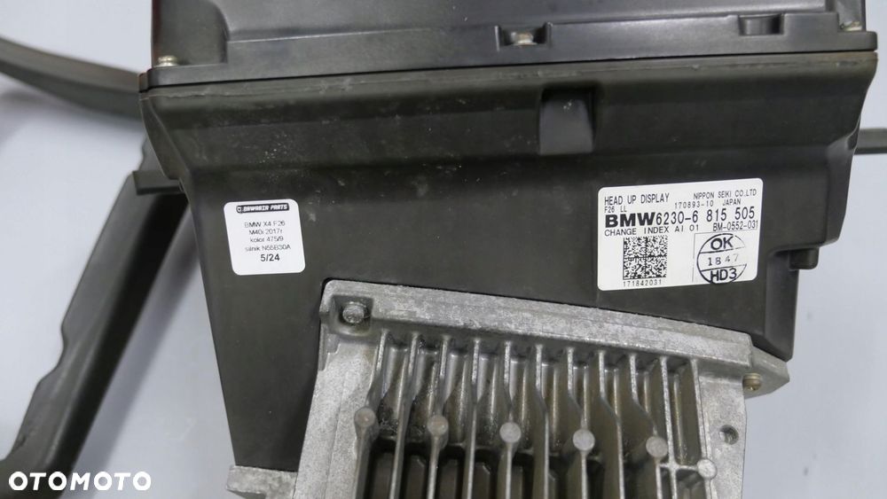 bmw x4 f26 wyświetlacz hud head up display 6815505 - 7
