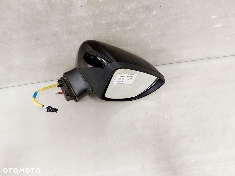 renault captur 1 i lusterko prawe uk 9 pin tegne - 5