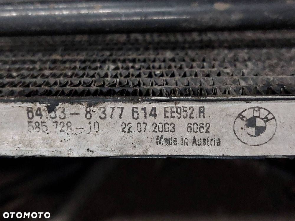 CHŁODNICA KLIMATYZACJI + CHŁODNICA WSPOMAGANIA BMW E46 LIFT 316i 8377614 - 3