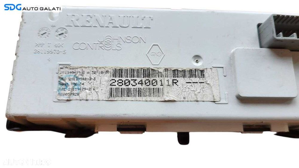 Display Afisaj Bord Renault Megane 3 2008 - 2016 Cod 280340011R [LR2181] - 5