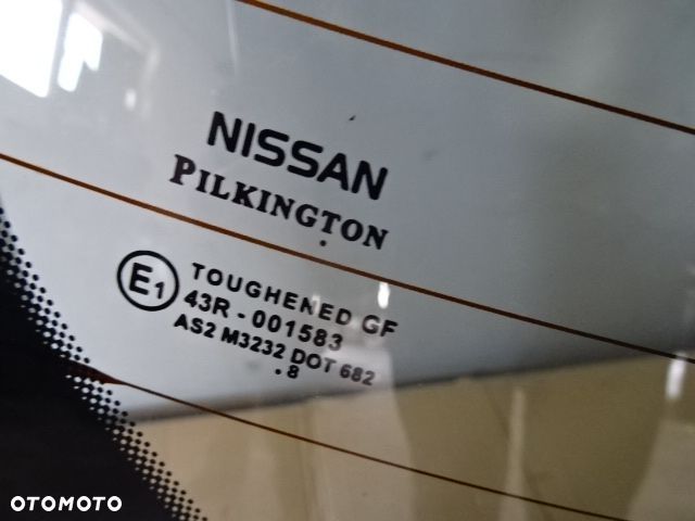 KLAPA SZYBA TYŁ TYLNA BAGAŻNIKA NISSAN MICRA K12 LIFT 03-10 LAK:326G NR154 - 5