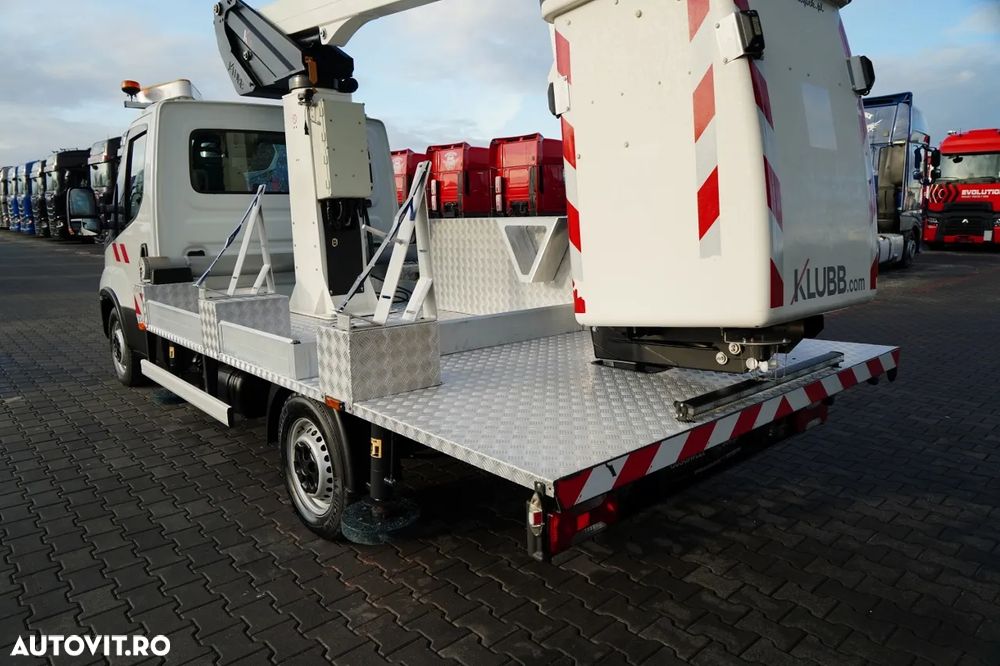 Iveco DAILY 35-140 / AERIAL / KLUBB K26 BASIC LIFT / 4 STABILIZATOARE / MANUAL / 2020 R - 14