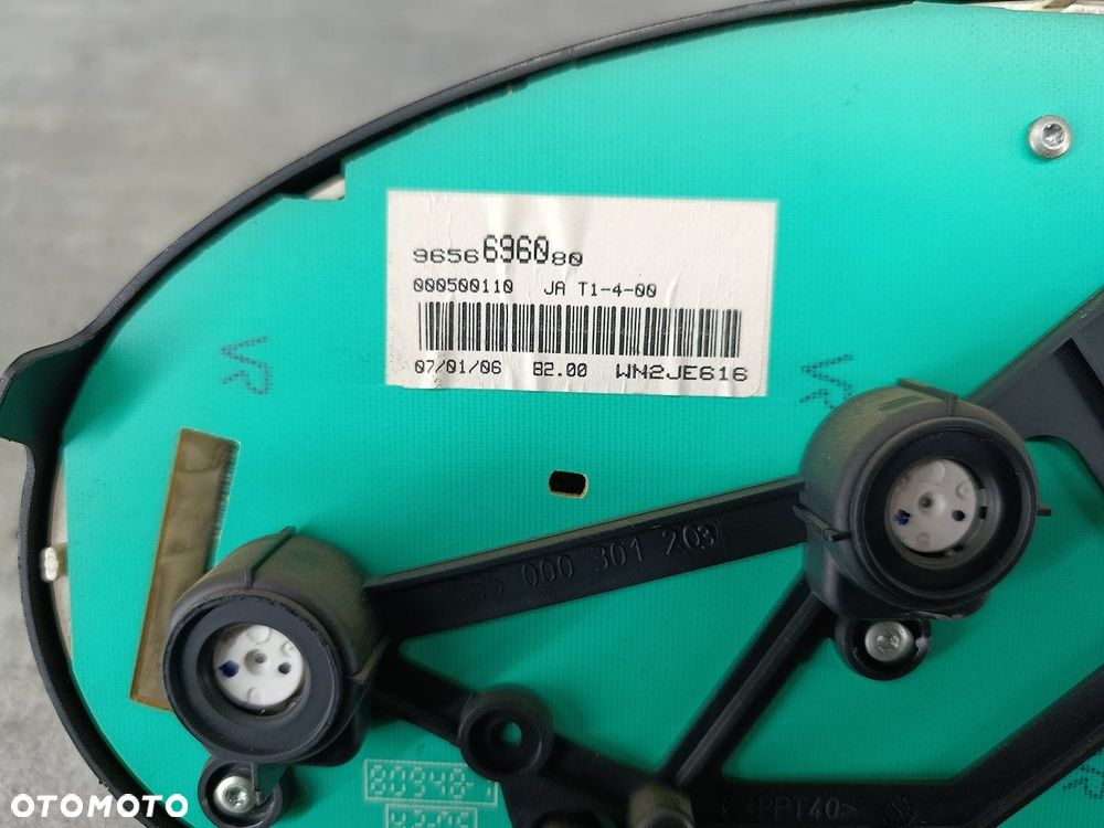 LICZNIK PEUGEOT 206 FL 9656696080 JAGER 1.4 HDI 70KM - 3