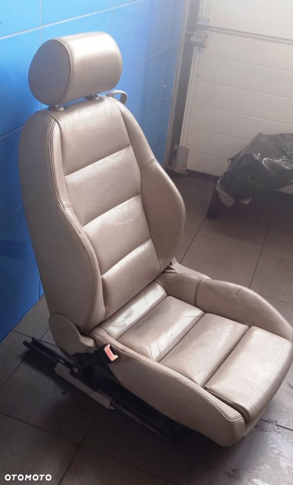 Fotel kierowcy Audi A4 B6 Cabrio skóra - 6