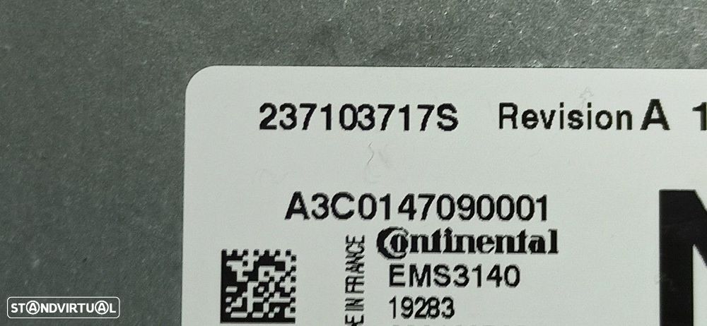 CENTRALINA DO MOTOR UCE RENAULT CLIO V ZEN - 5