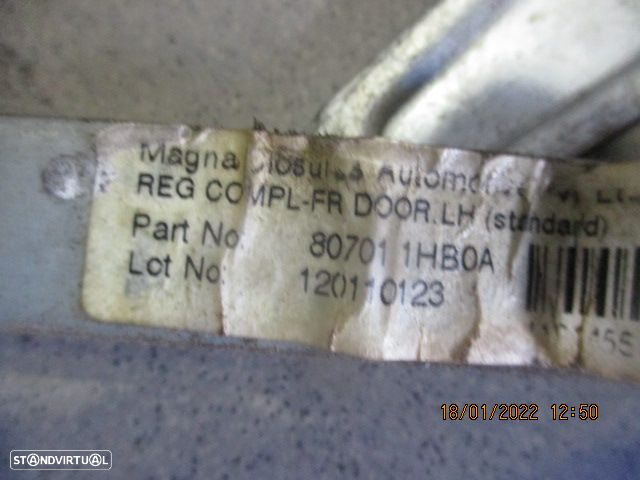 Elevador Sem Motor 807011HB0A NISSAN MICRA K13 2010 5P FE - 3