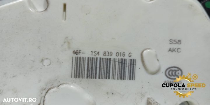 Broasca usa dreapta spate 1S4839016G Volkswagen VW Up 1 [2011 - 2020] - 2