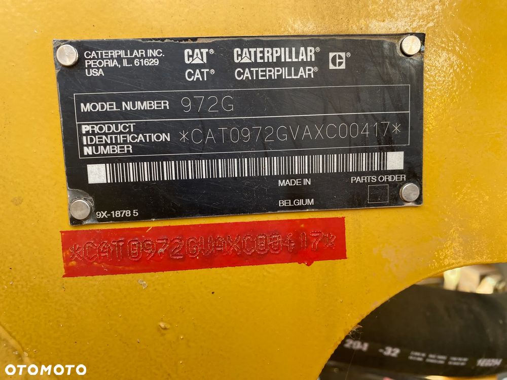 Caterpillar CAT 972G SERIES II, z NIEMIEC, SUPER STAN, GERMAN MACHINE, VERY GOOD CONDITION, - 32