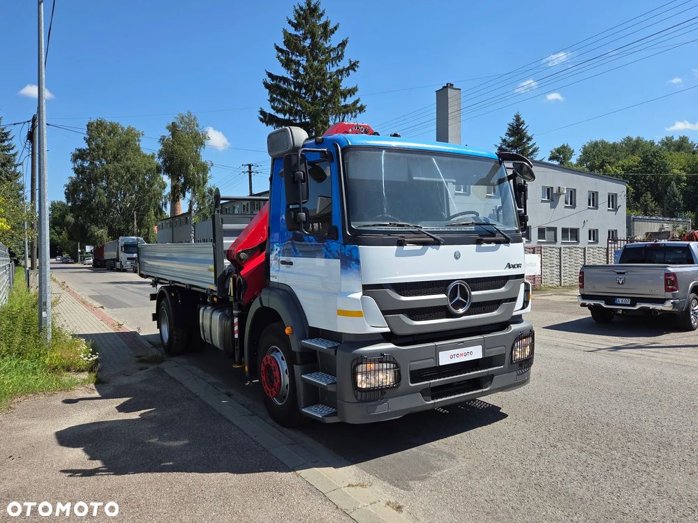 Mercedes-Benz AXOR 1824 // HDS HMF 1420-K3 3 WYSUWY + PILOT // NOWY KIPER // ŻURAW DŹWIG CRANE KRAN - 28