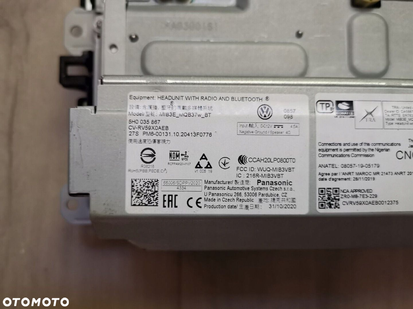 VW Golf 8 Radio Ekran MIB3 5H0035867 - 3