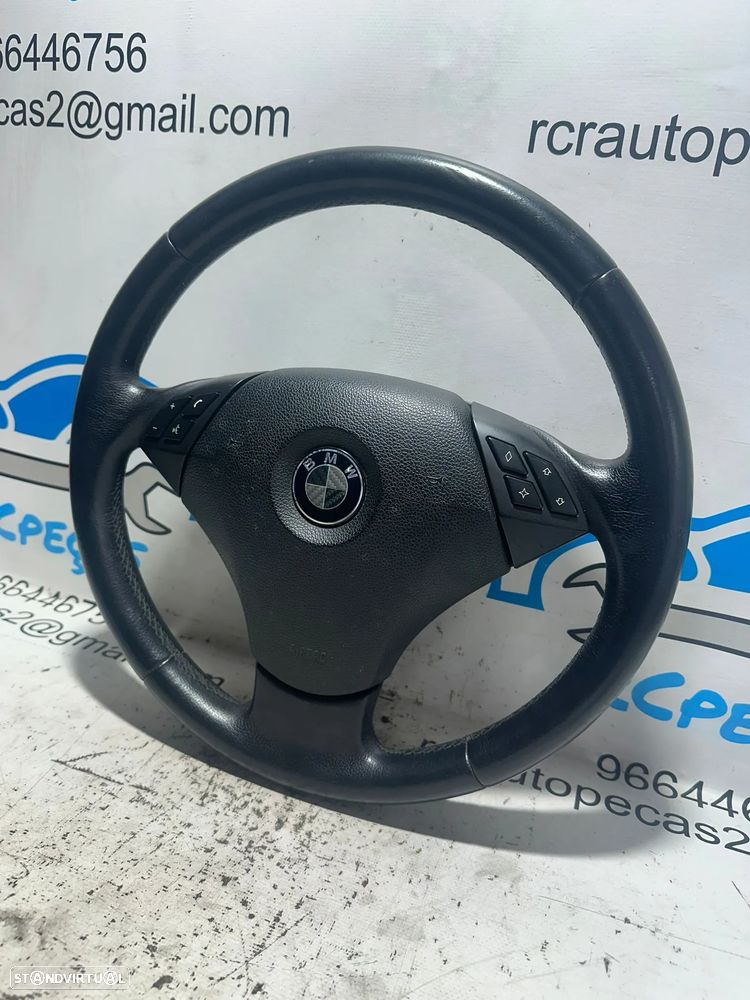 .Volante Original Multifunções Comandos Airbag BMW Serie 5 E60 Sedan E61 Touring 6078884 2004 - 2010 - 4