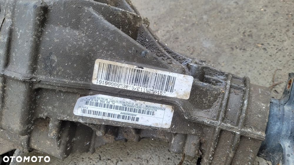 Dyfer dyferencjał most tył tylny Mercedes ML W164 3,0 CDI A1643500414 3,45 - 3