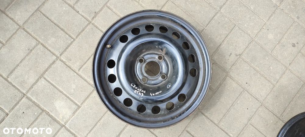 FELGI STALOWE 4x100 6Jx15 CALI ET43 OPEL CORSA MERIVA FIAT GRANDE PUNTO KOMPLET 4 SZTUKI - 2