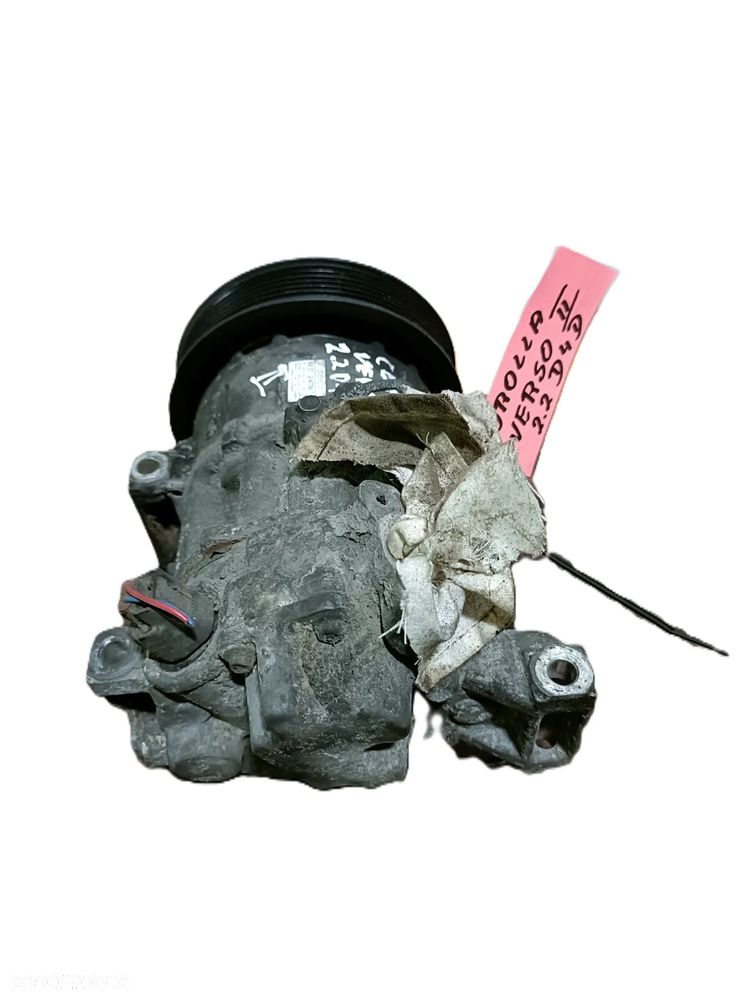 TOYOTA COROLLA VERSO II 04-09 2,2 D4D sprężarka kompresor klimatyzacji DENSO 447260-1743 * - 3