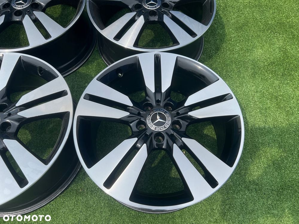 KOMPLET FELG FELGI ALU MERCEDES A246 A B KLASA VITO V 18 ET52 ORYGINALNE - 4
