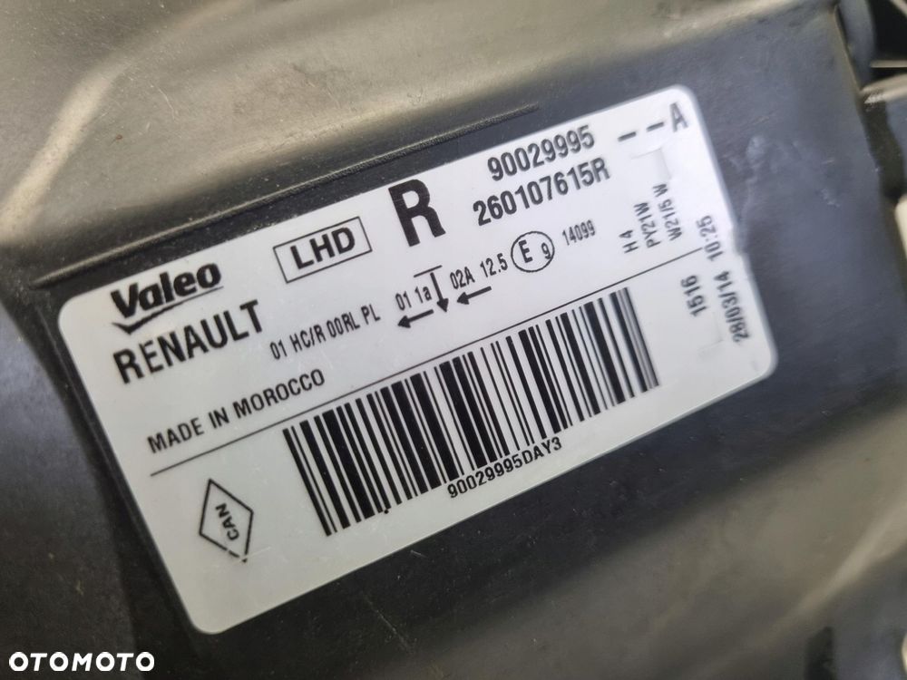 LAMPA PRAWA Dacia Sandero II prawy przód przednia EUROPEJSKA 260107615R - 2