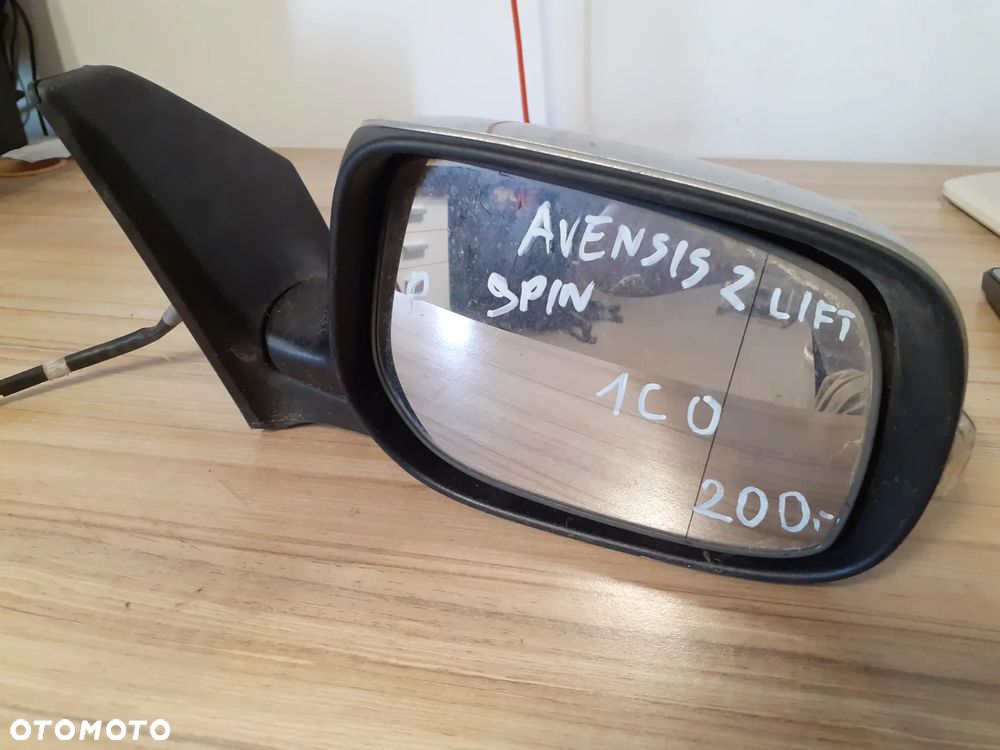 -  LUSTERKO ELEKTRYCZNE PRAWE 9 PIN TOYOTA AVENSIS II LIFT 1C0 - 2