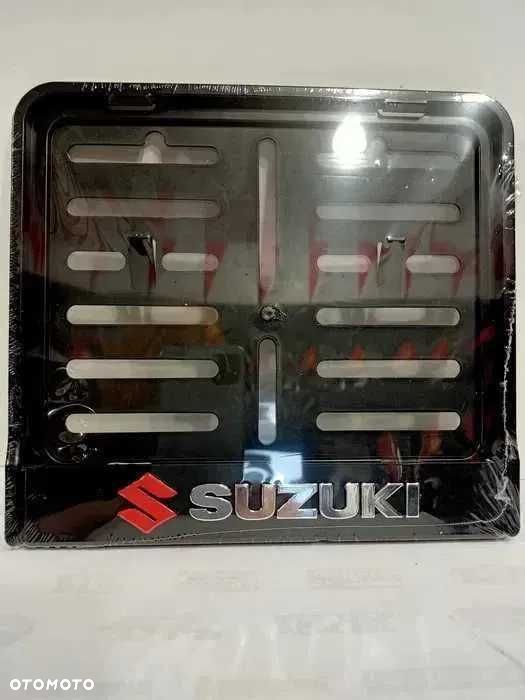 Motocyklowa Ramka do tablicy rejestracyjnej 3D SUZUKI**