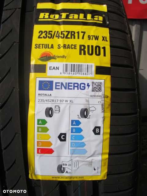NOWE 235/45 R17 Rotalla Setula S Race RU01 - 2