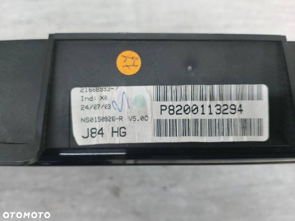 LICZNIK RENAULT SCENIC II P8200113294  21670482-5   21670483-8 2.0 16V - 4