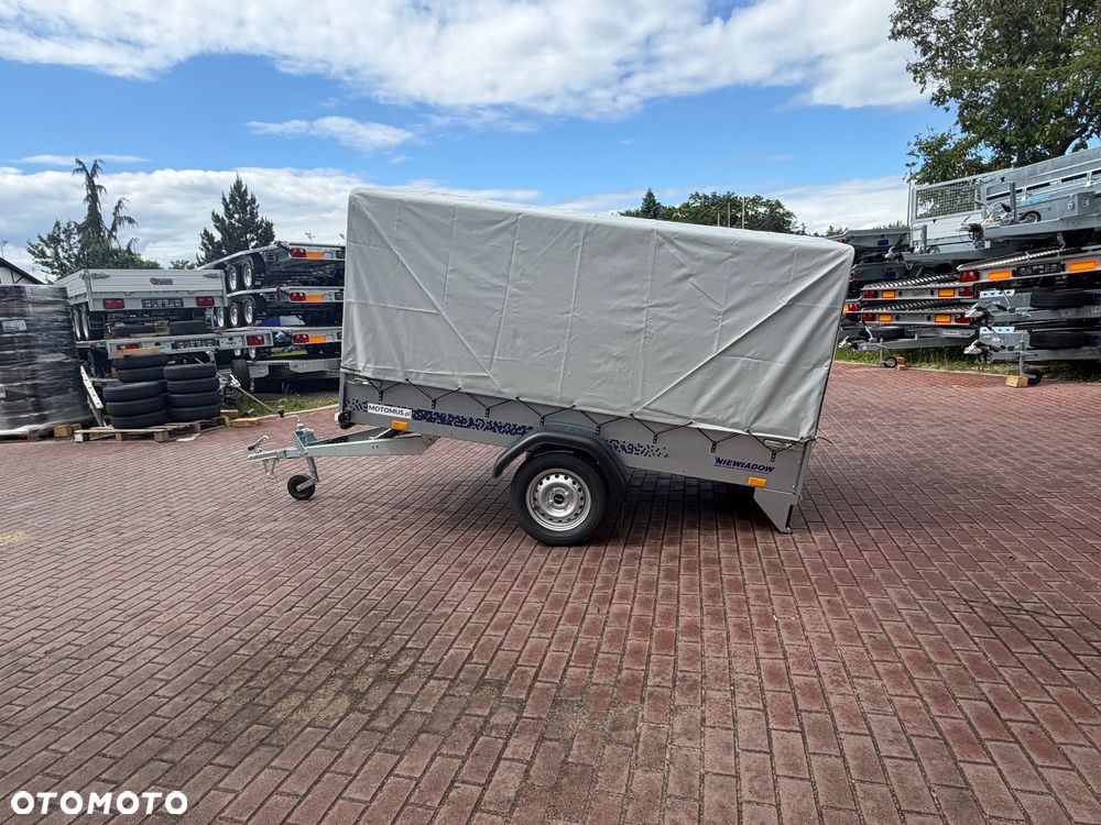 Niewiadów Przyczepa Niewiadów N426U 260x138x35cm z plandeką 1 oś 750kg burty boczne 2mm  MOTOMUS dostawa pod dom - 4