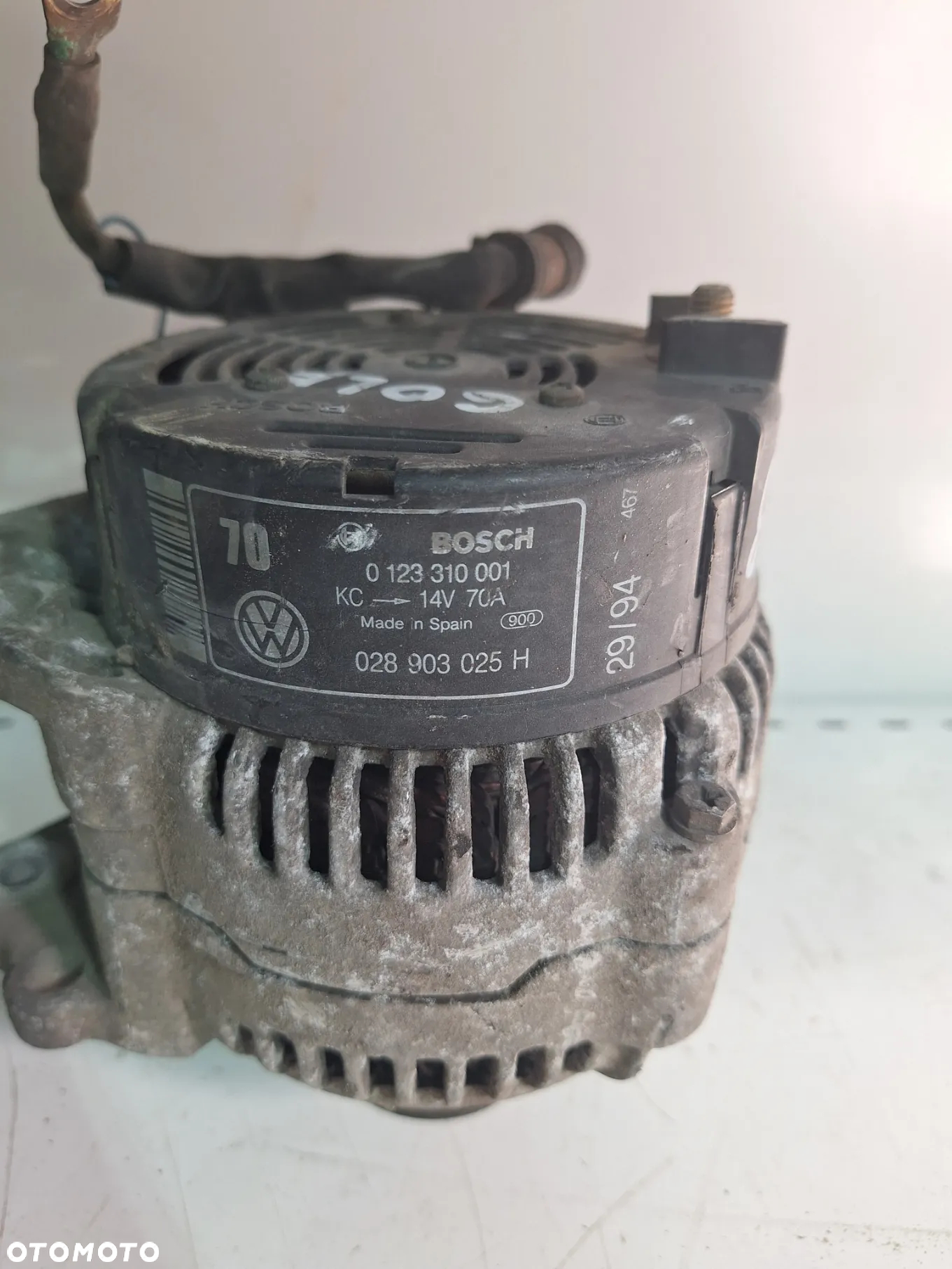 VW POLO 1.6 alternator 0123310001   (54/3) - 3