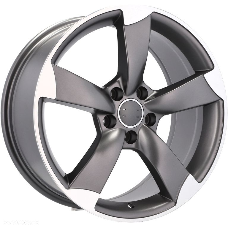 4x Felgi 18 m.in. do AUDI S4 A5 A6 S6 A8 E-TRON Q5-e Q7-e Q8 Q3 - BK217 (IN5069) - 3