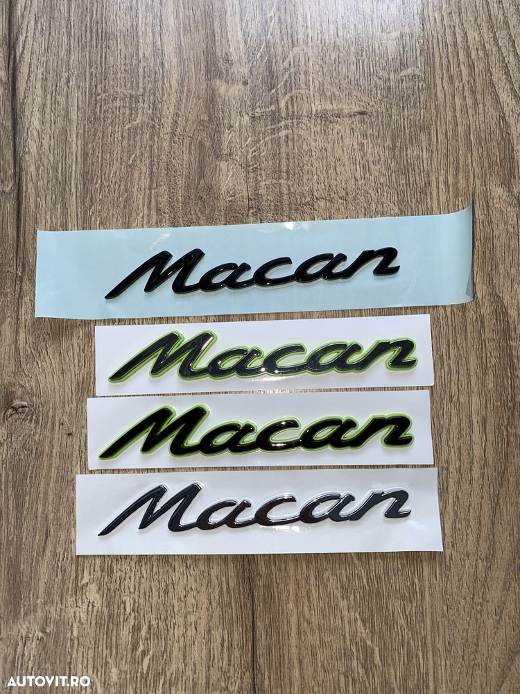 Scris Logo Emblema Spate Haion Portbagaj Porsche - 4