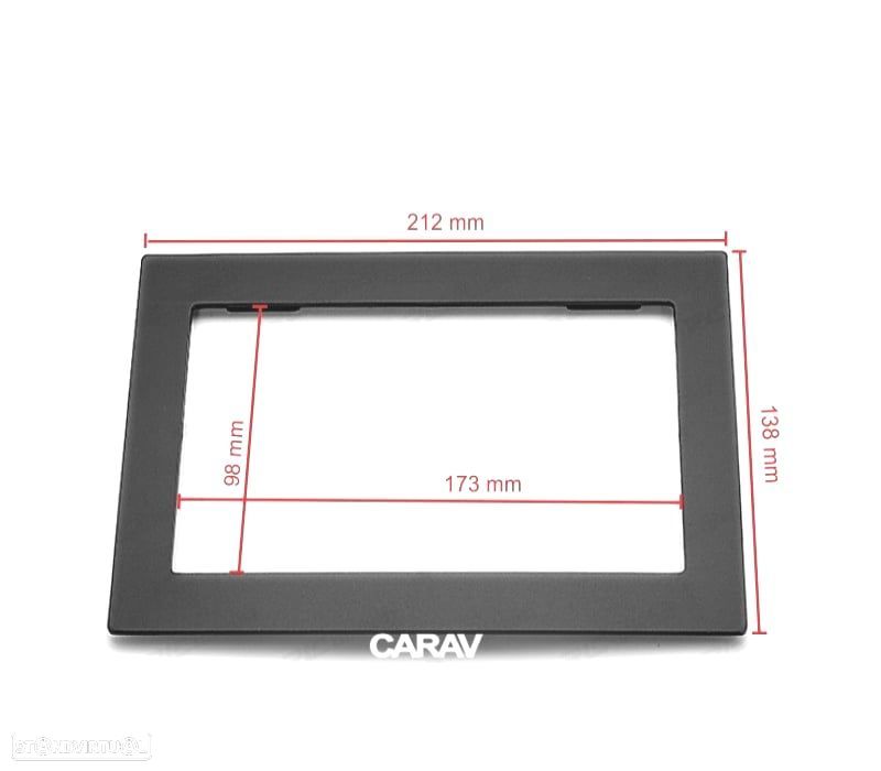 MOLDURA ADAPTADOR UNIVERSAL PARA RADIO 2-DIN 173*98 212*138 MM - 3