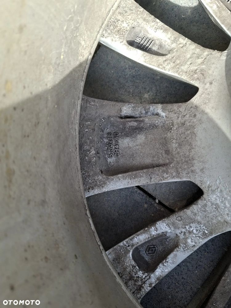 Koła Felgi Renault Clio Megane Captur 16 Cali 6,5j 4x100 et 40 Opony 22R - 12