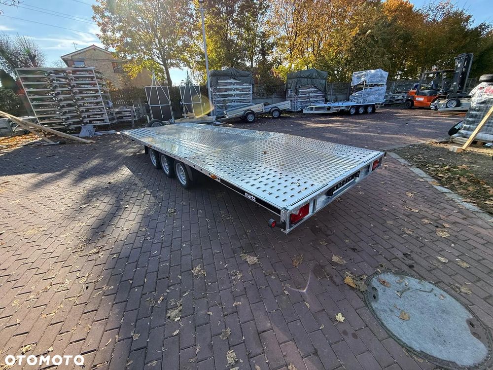 Martz Laweta Martz GT Unideck 600/3 wypełnienie ALU DMC 3,5T 3 osie pusta ze skosem certyfikat VDI - 3